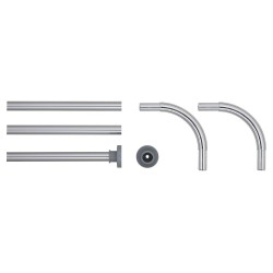 Βραχίονας Μπάνιου Γωνιακός Φ20mm Combi Chrome Sealskin (90x90x90) 1Τεμ