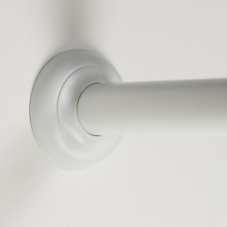 Βραχίονας Μπάνιου Γωνιακός Rondalux White Sealskin (90x90) 1Τεμ