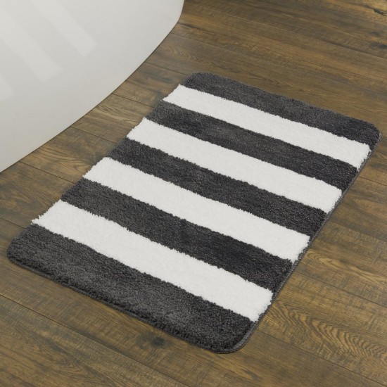 Πατάκι Μπάνιου Bathmats Linje Grey Sealskin (60x90) 1Τεμ
