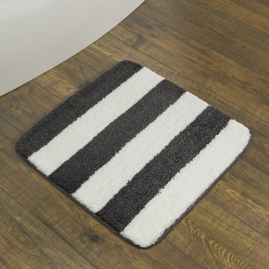 Πατάκι Μπάνιου Bathmats Linje Grey Sealskin (60x60) 1Τεμ