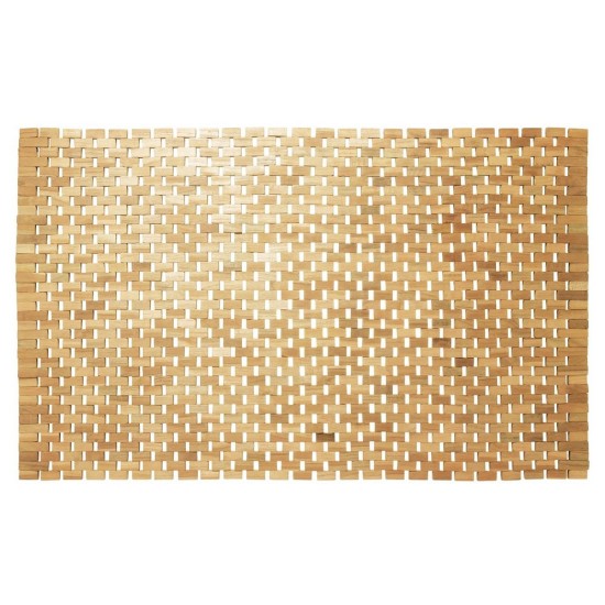 Ταπέτο Μπάνιου Ξύλινο Bathmats Woodblock Τeak Sealskin (52x90) 1Τεμ