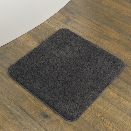 Πατάκι Μπάνιου Bathmats Angora Grey Sealskin (60x60) 1Τεμ