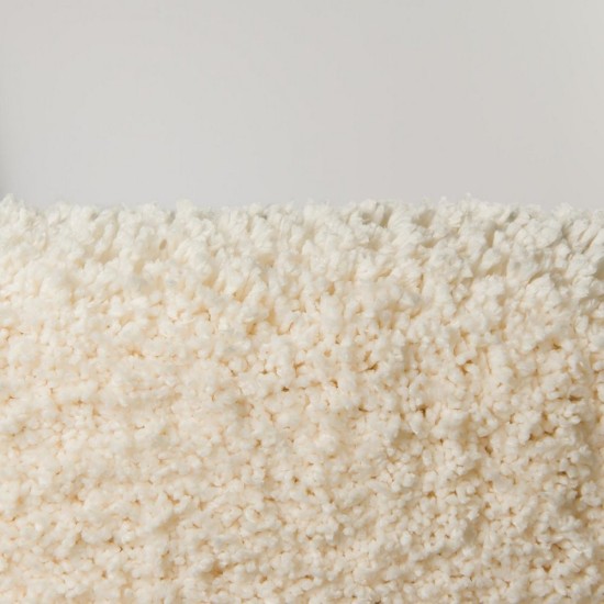 Πατάκι Μπάνιου Bathmats Angora Ivory Sealskin (60x60) 1Τεμ