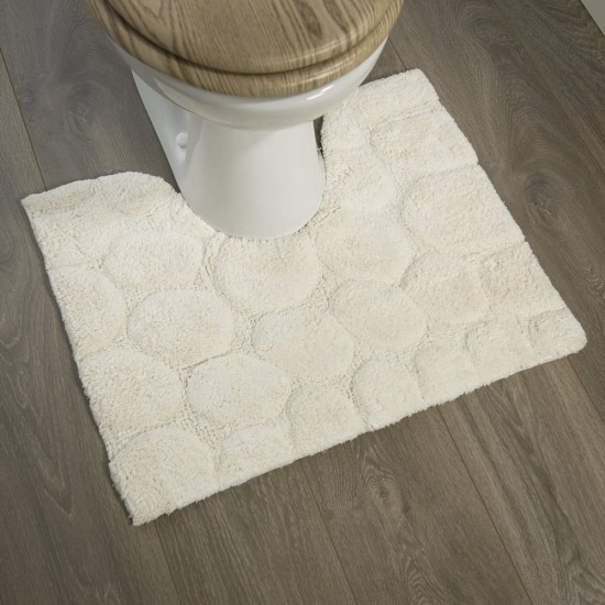 Πατάκι Λεκάνης Bathmats Pebbles Ivory Sealskin (50x60) 1Τεμ Πατάκι Λεκάνης Bathmats Pebbles Ivory Sealskin (50x60) 1Τεμ