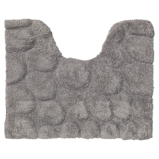 Πατάκι Λεκάνης Bathmats Pebbles Grey Sealskin (50x60) 1Τεμ