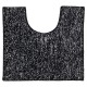 Πατάκι Λεκάνης Bathmats Speckles Black Sealskin (45x50) 1Τεμ