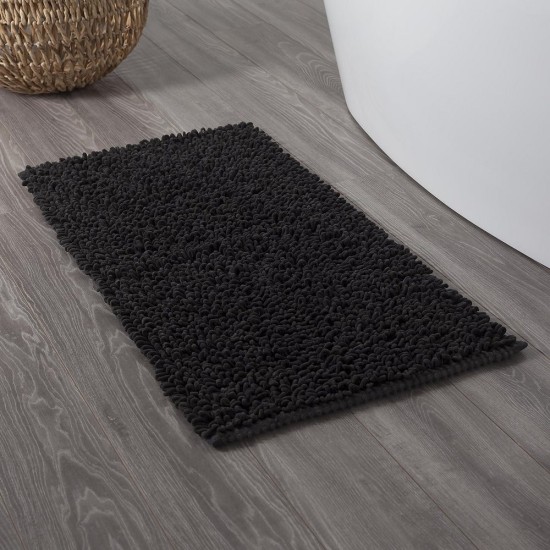 Πατάκι Μπάνιου Bathmats Twist Dark Grey Sealskin (60x120) 1Τεμ