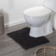 Πατάκι Λεκάνης Bathmats Twist Dark Grey Sealskin (45x55) 1Τεμ