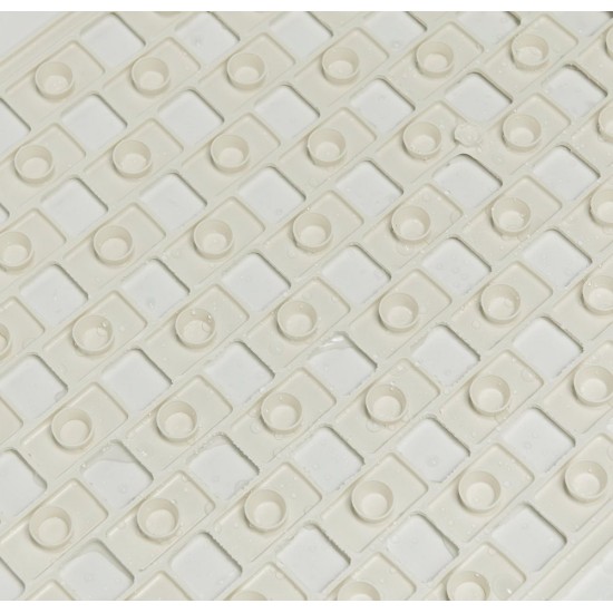 Πατάκι Αντιολισθητικό Ντουζιέρας Safety Mats Doby White Sealskin (50x50) 1Τεμ