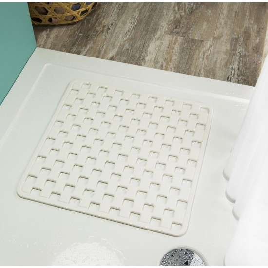 Πατάκι Αντιολισθητικό Ντουζιέρας Safety Mats Doby White Sealskin (50x50) 1Τεμ