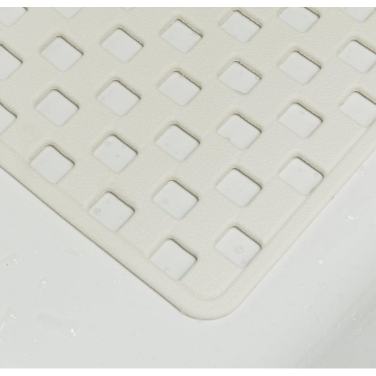 Πατάκι Αντιολισθητικό Μπανιέρας Safety Mats Doby White Sealskin (38x75) 1Τεμ