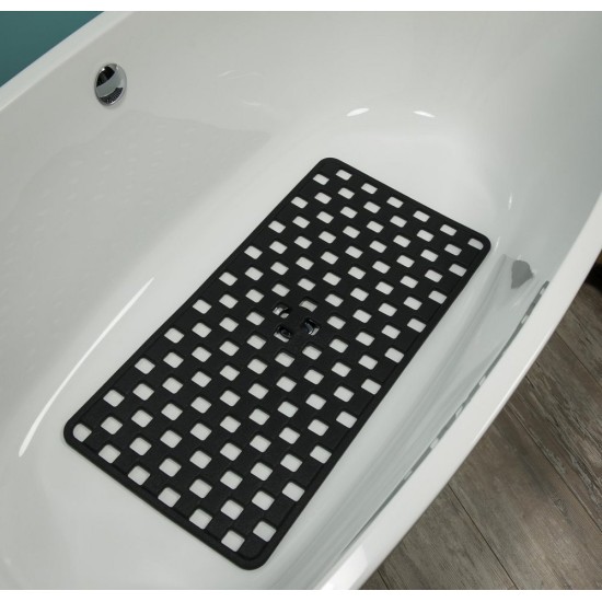 Πατάκι Αντιολισθητικό Μπανιέρας Safety Mats Doby Black Sealskin (38x75) 1Τεμ