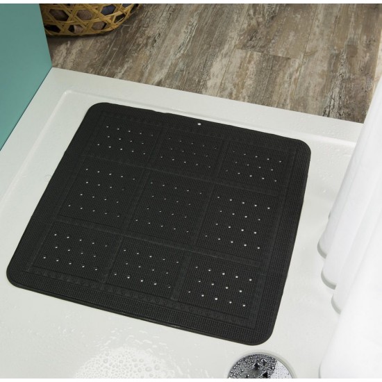 Πατάκι Αντιολισθητικό Ντουζιέρας Safety Mats Unilux Anthracite Sealskin (55x55) 1Τεμ