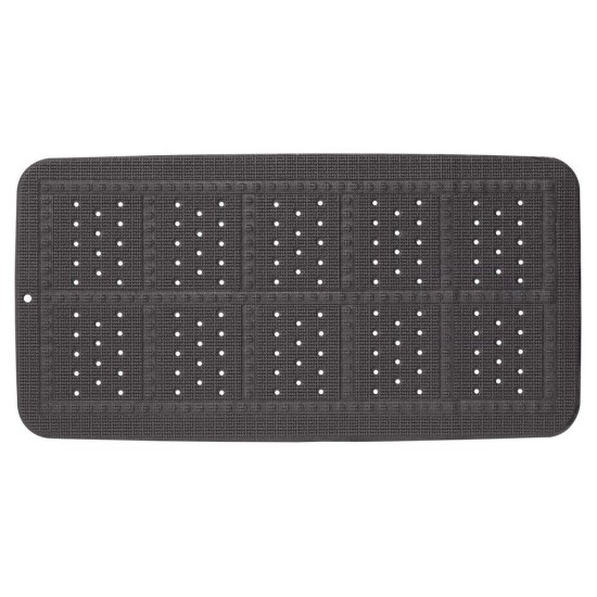 Πατάκι Αντιολισθητικό Μπανιέρας Safety Mats Unilux Anthracite Sealskin (35x70) 1Τεμ