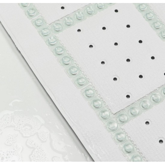 Πατάκι Αντιολισθητικό Μπανιέρας Safety Mats Unilux White Sealskin (35x90) 1Τεμ