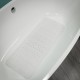 Πατάκι Αντιολισθητικό Μπανιέρας Safety Mats Unilux White Sealskin (35x90) 1Τεμ