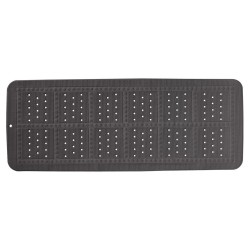 Πατάκι Αντιολισθητικό Μπανιέρας Safety Mats Unilux Anthracite Sealskin (35x90) 1Τεμ