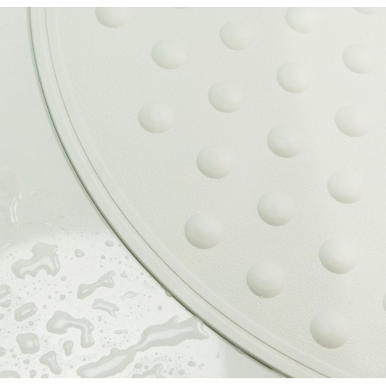 Πατάκι Αντιολισθητικό Ντουζιέρας Safety Mats Rotondo White Sealskin (Φ55εκ) 1Τεμ Πατάκι Αντιολισθητικό Ντουζιέρας Safety Mats Rotondo White Sealskin (Φ55εκ) 1Τεμ
