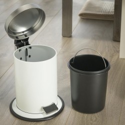 Κάδος Απορριμάτων Accessories Acero Pedal Bin 3Lit White Sealskin 1Τεμ