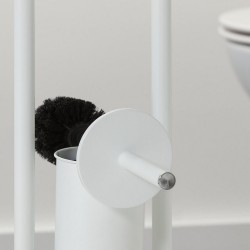Σετ Μπάνιου Χαρτοθήκη & Πιγκάλ Accessories Acero Toilet Rack White Sealskin (19x19x70,5) 1Τεμ