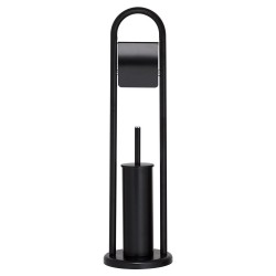 Σετ Μπάνιου Χαρτοθήκη & Πιγκάλ Accessories Acero Toilet Rack Black Sealskin (19x19x70,5) 1Τεμ Σετ Μπάνιου Χαρτοθήκη & Πιγκάλ Accessories Acero Toilet Rack Black Sealskin (19x19x70,5) 1Τεμ