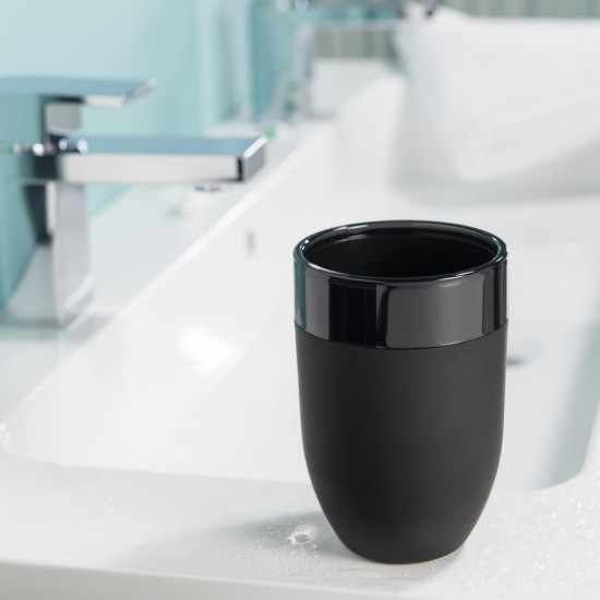 Ποτήρι Οδοντόβουρτσας Accessories Bloom Cup Black Sealskin 1Τεμ