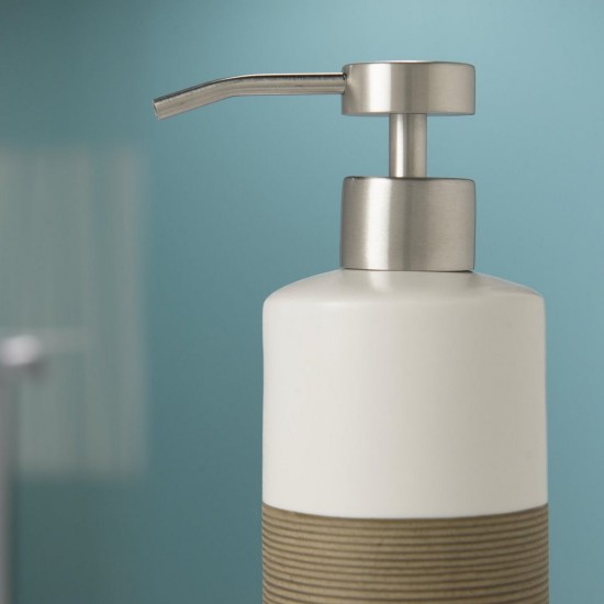 Δοχείο Κρεμοσάπουνου Accessories Doppio Soap Dispenser Sand Sealskin 1Τεμ