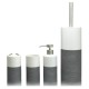 Πιγκάλ Accessories Doppio Toilet Brush Holder Grey Sealskin 1Τεμ