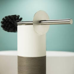 Πιγκάλ Accessories Doppio Toilet Brush Holder Brown Sealskin 1Τεμ Πιγκάλ Accessories Doppio Toilet Brush Holder Brown Sealskin 1Τεμ