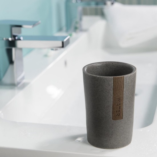 Ποτήρι Οδοντόβουρτσας Accessories Pierra Cup Grey Sealskin 1Τεμ Ποτήρι Οδοντόβουρτσας Accessories Pierra Cup Grey Sealskin 1Τεμ