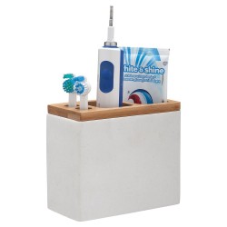 Ποτήρι Οδοντόβουρτσας Accessories Grace Electric Toothbrush Holder White Sealskin 1Τεμ Ποτήρι Οδοντόβουρτσας Accessories Grace Electric Toothbrush Holder White Sealskin 1Τεμ