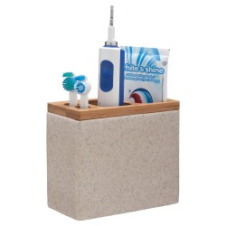 Ποτήρι Οδοντόβουρτσας Accessories Grace Electric Toothbrush Holder Sand Sealskin 1Τεμ Ποτήρι Οδοντόβουρτσας Accessories Grace Electric Toothbrush Holder Sand Sealskin 1Τεμ