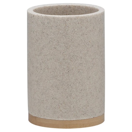 Ποτήρι Οδοντόβουρτσας Accessories Grace Cup Sand Sealskin 1Τεμ