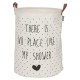Καλάθι Απλύτων Laundry Bags Lyrics Ecru Sealskin (50x40) 1Τεμ