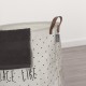 Καλάθι Απλύτων Laundry Bags Lyrics Ecru Sealskin (50x40) 1Τεμ