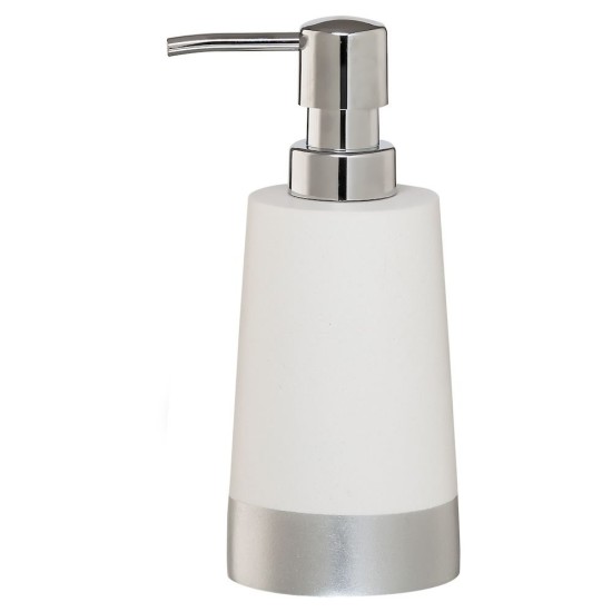 Δοχείο Κρεμοσάπουνου Accessories Glossy Soap Dispenser Silver Sealskin 1Τεμ