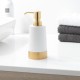 Δοχείο Κρεμοσάπουνου Accessories Glossy Soap Dispenser Gold Sealskin 1Τεμ
