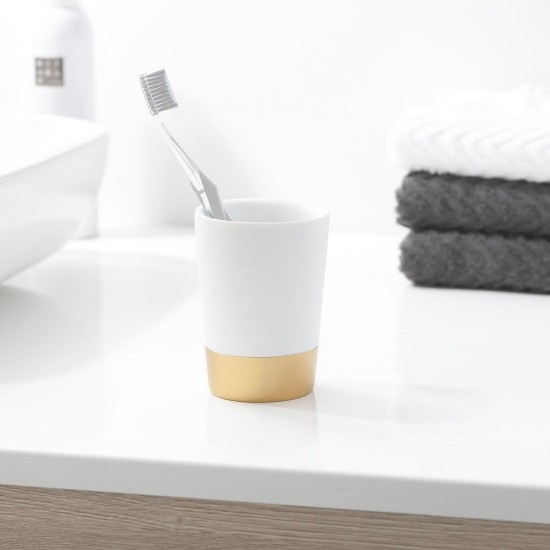 Ποτήρι Οδοντόβουρτσας Accessories Glossy Cup Gold Sealskin 1Τεμ Ποτήρι Οδοντόβουρτσας Accessories Glossy Cup Gold Sealskin 1Τεμ