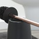 Πιγκάλ Accessories Conical Toilet Brush Holder Black Sealskin 1Τεμ