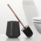 Πιγκάλ Accessories Conical Toilet Brush Holder Black Sealskin 1Τεμ