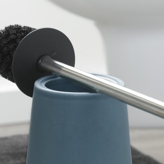 Πιγκάλ Accessories Conical Toilet Brush Holder Blue Sealskin 1Τεμ Πιγκάλ Accessories Conical Toilet Brush Holder Blue Sealskin 1Τεμ