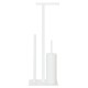Σετ Μπάνιου Χαρτοθήκη & Πιγκάλ Accessories Square Toilet Rack White Sealskin (20x25x72) 1Τεμ Σετ Μπάνιου Χαρτοθήκη & Πιγκάλ Accessories Square Toilet Rack White Sealskin (20x25x72) 1Τεμ