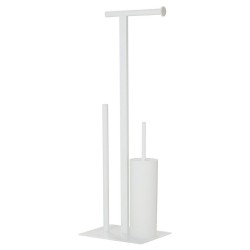 Σετ Μπάνιου Χαρτοθήκη & Πιγκάλ Accessories Square Toilet Rack White Sealskin (20x25x72) 1Τεμ