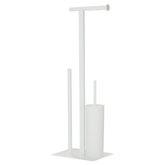 Σετ Μπάνιου Χαρτοθήκη & Πιγκάλ Accessories Square Toilet Rack White Sealskin (20x25x72) 1Τεμ Σετ Μπάνιου Χαρτοθήκη & Πιγκάλ Accessories Square Toilet Rack White Sealskin (20x25x72) 1Τεμ