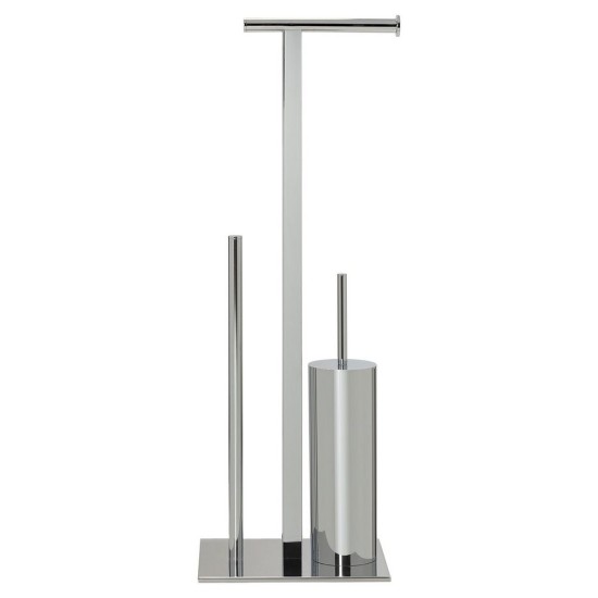Σετ Μπάνιου Χαρτοθήκη & Πιγκάλ Accessories Square Toilet Rack Chrome Sealskin (20x25x72) 1Τεμ Σετ Μπάνιου Χαρτοθήκη & Πιγκάλ Accessories Square Toilet Rack Chrome Sealskin (20x25x72) 1Τεμ