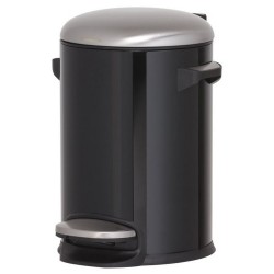 Κάδος Απορριμάτων Accessories Cosmic Pedal Bin 3Liit Black Sealskin 1Τεμ