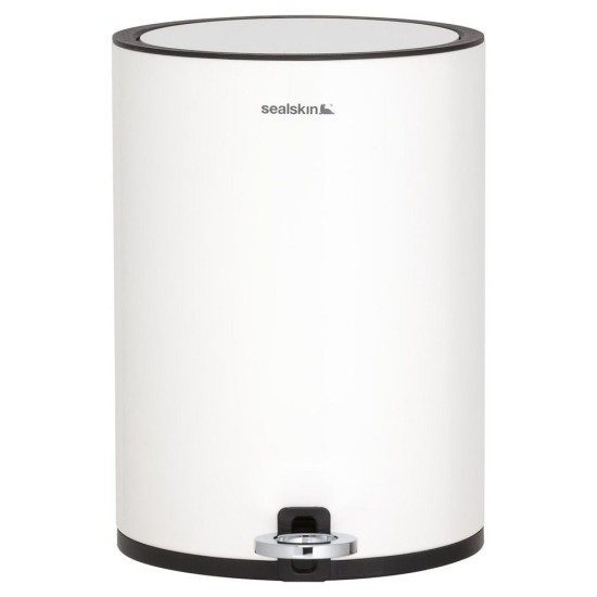 Κάδος Απορριμάτων Accessories Accessories Industrial Pedal Bin 3Liit White Sealskin 1Τεμ