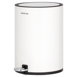 Κάδος Απορριμάτων Accessories Accessories Industrial Pedal Bin 3Liit White Sealskin 1Τεμ