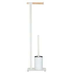 Σετ Μπάνιου Χαρτοθήκη & Πιγκάλ Accessories Brix Toilet Rack White Sealskin (20x15x71,5)