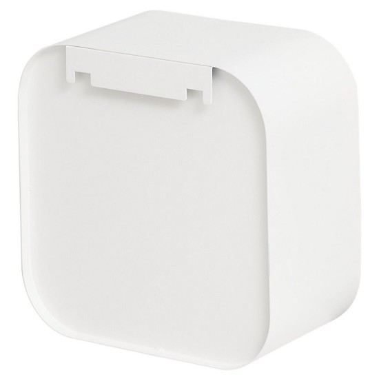 Επιτοίχια Ραφιέρα Μπάνιου Μεταλλική Brix Wallcube Small White Sealskin (24x24x12) 1Τεμ